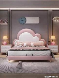 佛山大厂货，高质量仿真皮，实木床边，高密度海绵，带实木床板，全新包装，特价处理 - 潜江28生活网 qianjiang.28life.com